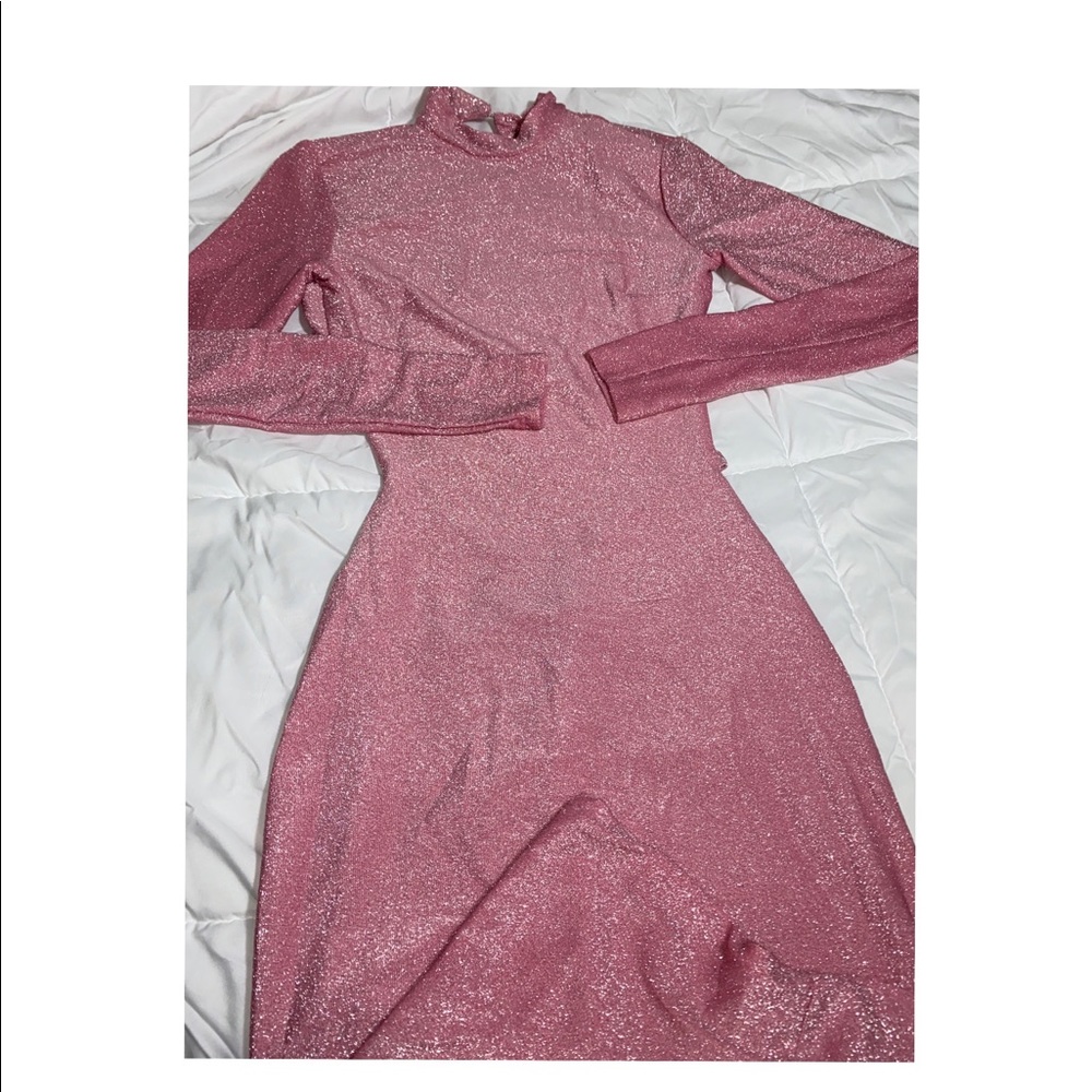 Pink Glitter Dress
